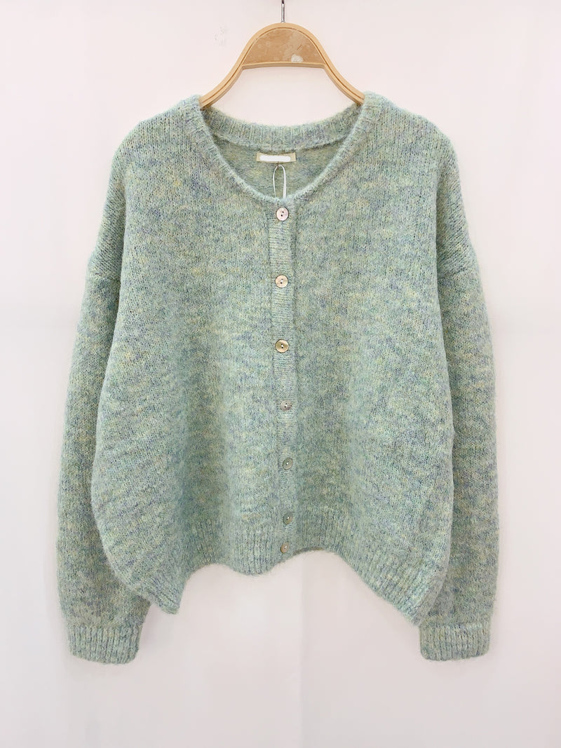 Elegant mintkleurig vest met knopen – stijlvol en veelzijdig, gemaakt van zachte premium stof.