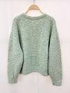 Mintkleurig vest met knopen, perfect te combineren met zowel casual als chique outfits.