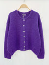 Elegant paars vest met knopen – Luxe uitstraling voor elke gelegenheid.