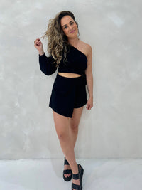Top Luna zwart