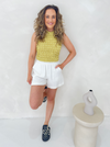 Lola top moss Green