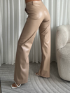 Comfortabele taupe broek made in Italy – tijdloos en elegant