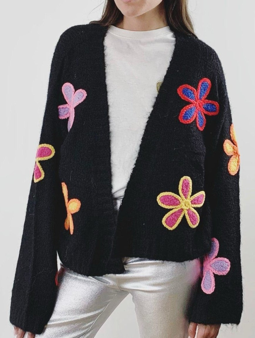 Stijlvol en cosy vest met een relaxte pasvorm en opvallende details
