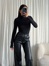 Comfortabele zwarte broek made in Italy – perfect voor elke gelegenheid
